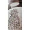 Pineapple Absorbent Coasters - Tropical Coasters for Drinks - Set of 4