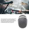 Microphone Ball Head Mesh Grill, Silver Microphone Head, with Standard Thread, Replacement for 780 790, for M3 M5, Silver