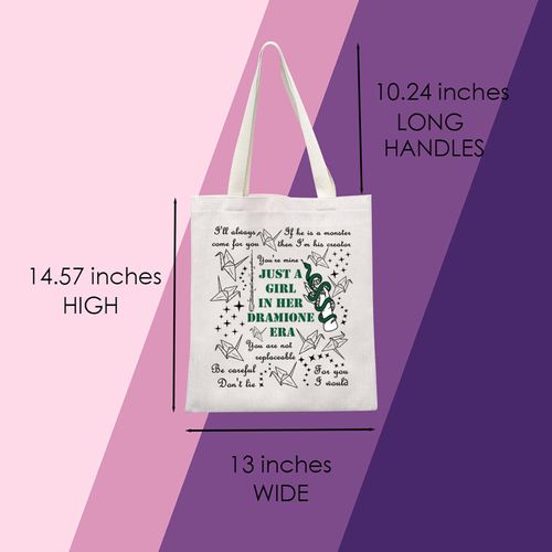Manacled Book Inspired Gift Dramione Tote Bag Manacled Merch Fanfiction Regalo Manacled Book Fandom Regalo, Per Te Vorrei Tote