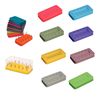 AmeriCan Goods Dental Bur Organizer Case, Rectangular, Plastic, Magnetic, Gray, 14 Load Capacity