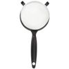 IMUSA IMU-71133W Plastic Strainer 6-Inch, Black