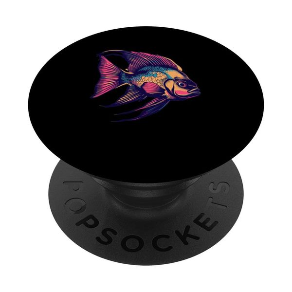 Oscar Fish 90s Retro PopSockets Standard PopGrip