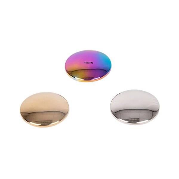 TickiT 72257 Sensory Reflective Sound Buttons, 6.5cm D,Gold