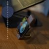 Smartphone Stand, Wooden, Compact Size, Convenient to Carry (Simple Specification)