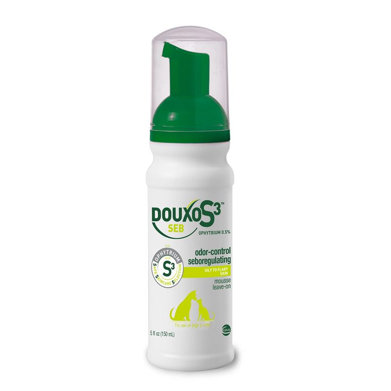 Douxo S3 Seb Mousse, Contains 0.5% Ophytrium, Odor Control ...