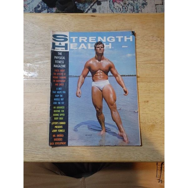 STRENGTH A HEALTH  MAGAZINE MAY 1966 Jim Haislop