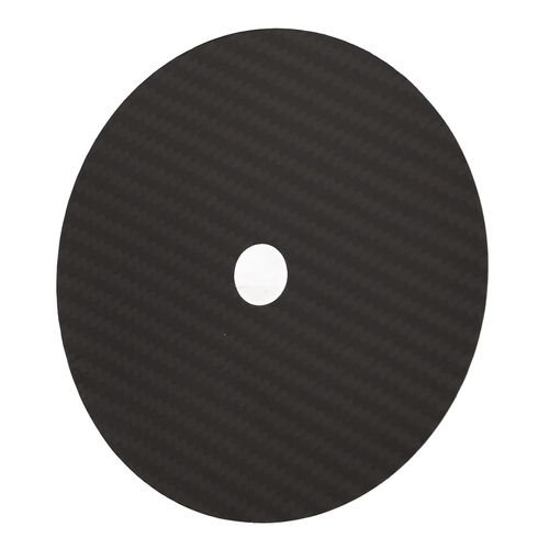Carbon Fiber CD Mat, Low Distortion Rate, Fullness Sound Quality, Vibration Absorption Sound Improvement with Applicable Scope for CD Player (Black)