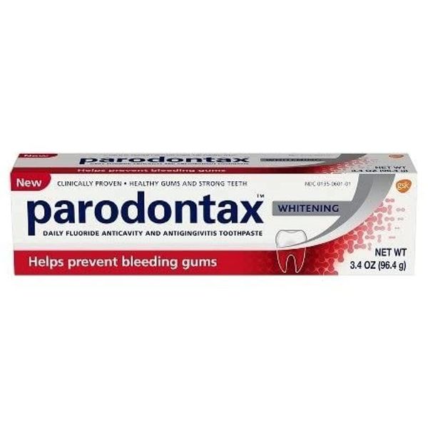 Parodontax Whitening Toothpaste for Bleeding Gums, 3.4 Ounces