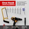 50 Pack PEG Board Pegboard Shelving Hooks 4" Length Wholesale Lot