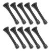 10 Pack  Black Door Spring Stopper with Bumper Rubber Tip Stopper