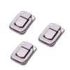 DOITOOL Toggle Catch Latches: 3PCS Metal Toggle Clamp Buckle Lock Toggle Catch Lock for Toolbox, Case Box, Chest, Drawer, Cabinet, Lock Box Tool