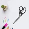 Westcott 13402 Scissors, All-Purpose Bent Scissors for Office and Home, Black, 3 Pack