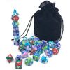 Dice Set for Dungeons&Dragons, DND, RPG Games, Polyhedral Dice Set, Assorted Dice Set, 35 Total, 5 Sets with Drawstring dice Pouch