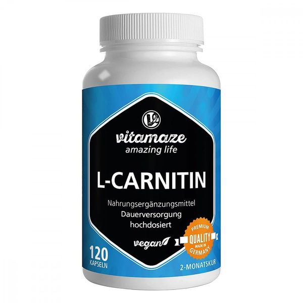 Vitamaze L-Carnitine 680 mg Vegan Pack of 120