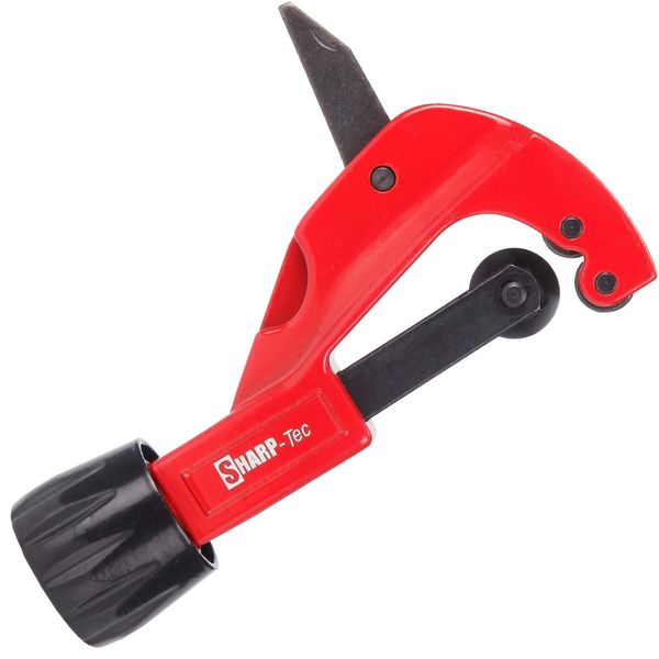 Sharp-tec 3-32mm Pipe Cutter, Adjustable Pipe Slice, Tube Cutter with Deburring Blade, Cutting Wheel Replacable