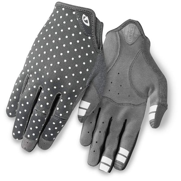 Giro La DND Womens Mountain Cycling Gloves - Dark Shadow/White Dots (2021), Large