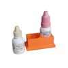 Znet3D Eye Drop Bottle Organizer, 2-Slot Stand (Orange)