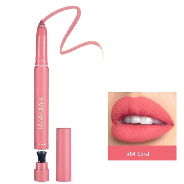 Lipstick Lip Liner Pencil Makeup Velvet Matte Waterproof Moisturizing Nonstick Nude Series Tint Balm Cosmetic Tools 12 Colors