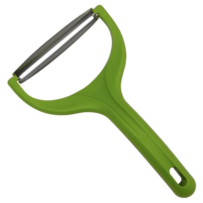 Kuhn Rikon 23014 Stainless Steel Wide Food Peeler, Green