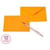 American Greetings Single Panel Blank Cards with Envelopes, Neon Rainbow Colors (100-Count)