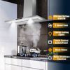 30in Wall Mounted Range Hood 450CFM Kitchen Vent 3-Speed Touch Control New