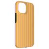 Soft Pink and Tangerine Stripes Geometric Vertical Lines Case for iPhone 15