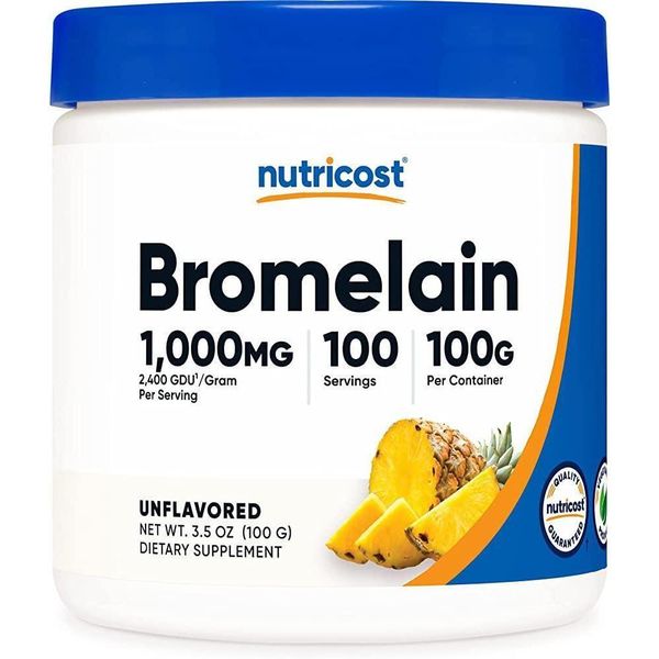 Nutricost Pineapple Bromelain Powder 100g Bromelain