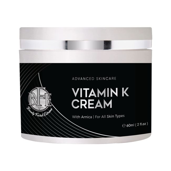 Vitamin K Cream- Moisturizing Bruise Healing Formula. Dark Spot Corrector for Bruising, Spider Veins & Broken Capillaries. Reduces Under Eye Dark Circles, Fine Lines, Puffiness, & Wrinkles.