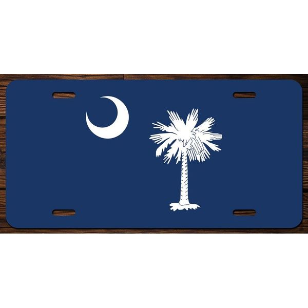 State Flag UV Printed Vanity Front License Plates (South Carolina)