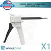 Impression Mixing Dispenser Gun Dental 50ml 1:1 Ratio Plastic Polymer Tool