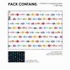 Tropical Fish Wrapping Paper - Multicoloured Fish Birthday Paper