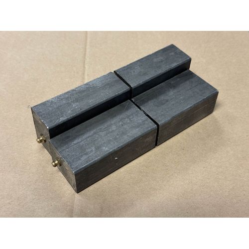 7" Square Barrel Hinge Heavy Duty Weld on for Metal Gates / Doors | Pair