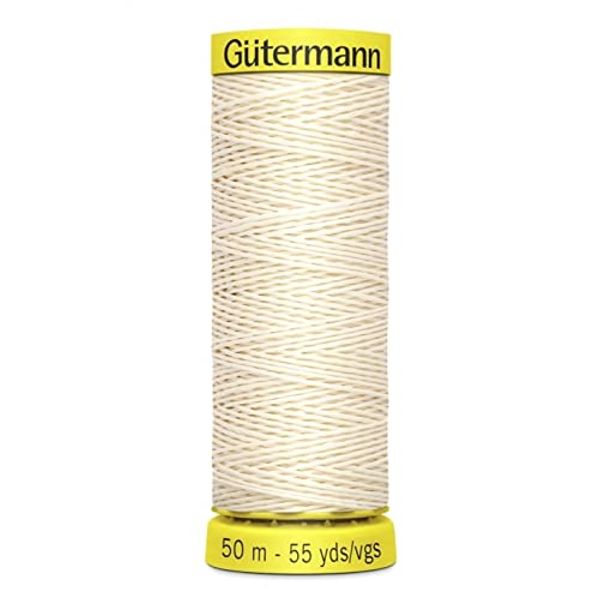 Gutermann Waxed Extra Strong Linen Sewing Thread 50m 4011 - Each