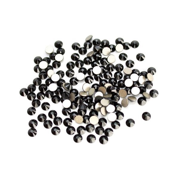 Swarovski 2058 Jet ss9, 10 Count (Black)