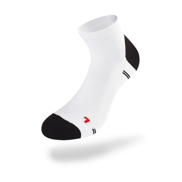 Lenz Running 1.0 White Sports Socks – 070WHT Size:39 - 41