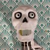 Halloween Solar Pathway Stake Lights Skull Pumpkin Eye 6 Pack 14" NEW
