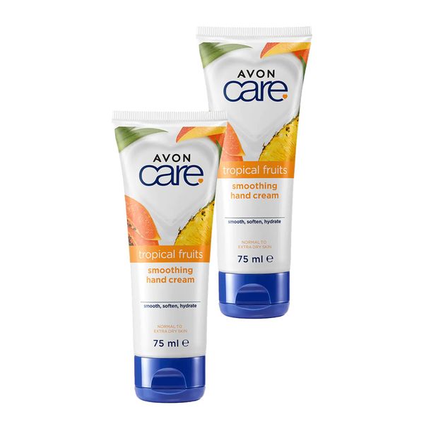 Care Tropical Fruits Ananas, Mango ve Papaya Özlü El Kremi 75 Ml. İkili Set