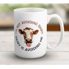 Shopagift I'm Not Avoiding Dairy Mug Dairy is Avoiding Me White 15oz Large Ceramic Cup