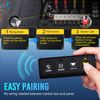 4 Gang Wireless Switch Panel LED Light Bar ON/OFF Circuit Control Box Marine 12V