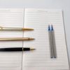 Accod Ballpoint Pen Refill Rollerball Refills 0.5MM Universal Replaceable Refills Gel Ink RollBall Refills- 4 Pack(Blue)