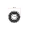 sourcing map ABEC-3 bearings, 6302-2RS (2 pack) ball bearings