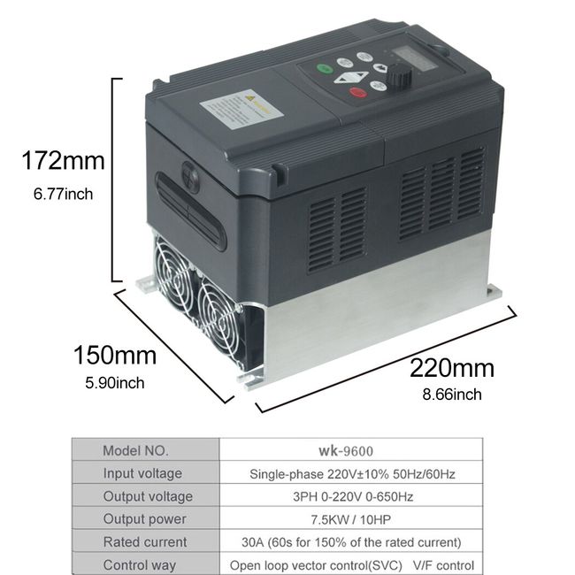 Compact General Purpose High Performance Vf Control SVC Control Converter  with CE - China AC Drive, Variable Frequency Drive