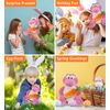 PLUSH CARROT - SUPER-SOFT PLUSH - SITTING PINK ALLIGATOR