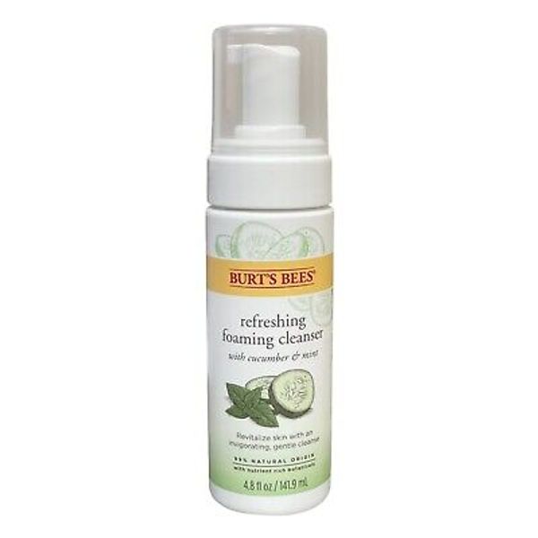 Burt's Bees Refreshing Foaming Cleanser, Cucumber and Mint 4.8 oz