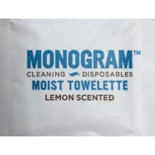 TOWELETTE, MOIST 4X6 , LEMON SCENT, 100 count
