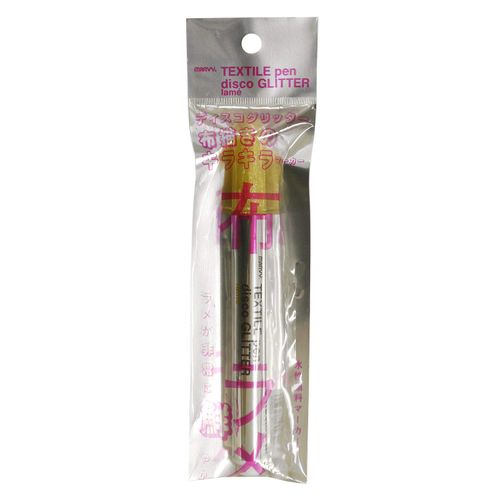 Marvy 50222-0D13 Textile Pen Disco Glitter Glitter Gold