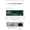 MP3 Player Car Stereo Bluetooth Audio AUX FM/AM USB TF In-Dash Units Receiver