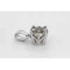 Ch.Abramowicz Green Amethyst Pendant Sterling Silver 925 Green Gemstone Jewellery, Sterling Silver