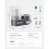 Faucet Mount Water Filters Sink Water Purifier for Kitchen Gray Vertical