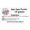 Agar Agar Powder - 15 Grams - Laboratory Grade - U.S. Seller!!!